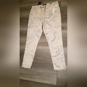 Sanctuary Denim Floral Print Social Ankle Skinny Jean